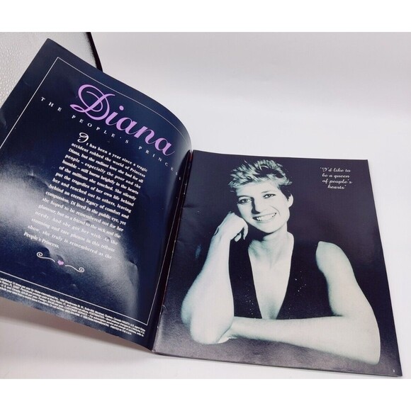 Vintage 1998 Princess Diana Luxury Lifestyles Legacy of Diana Magazine W/ Poster - Picture 6 of 8